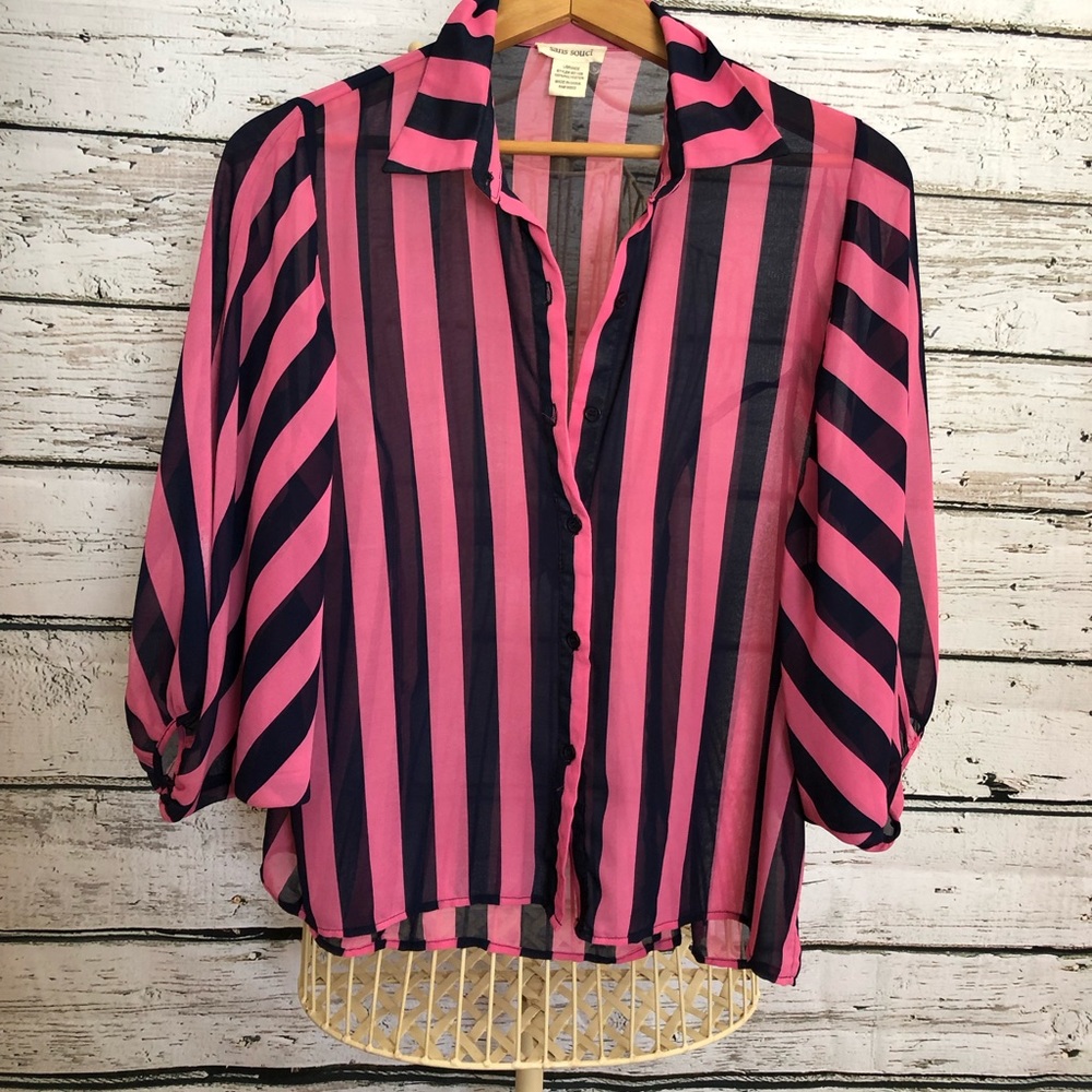 Fun striped Sans Souci top